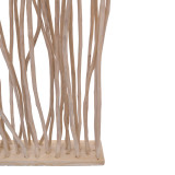 Dekor dyshemeje Barbin pakoworld dru teak-suar në ngjyrë natyrale 120x25x200cm