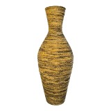 Vazo dekorative Lerpon Inart litar bananeje në ngjyrë natyrale D40x100cm