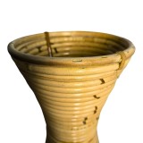 Vazo Virnia Inart pe rattan në ngjyrë natyrale D40x70cm
