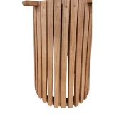 Bazë tavoline për përdorim të brendshëm Galy I pakoworld dru mindi në nuancë natyrale D60x75cm