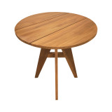Tavolinë Cadrada pakoworld dru teak në nuancë natyrale D70x76cm