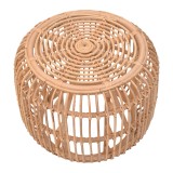 Stol Rajesty pakoworld rattan në ngjyrë natyrale D60x46cm