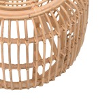 Stol Rajesty pakoworld rattan në ngjyrë natyrale D60x46cm