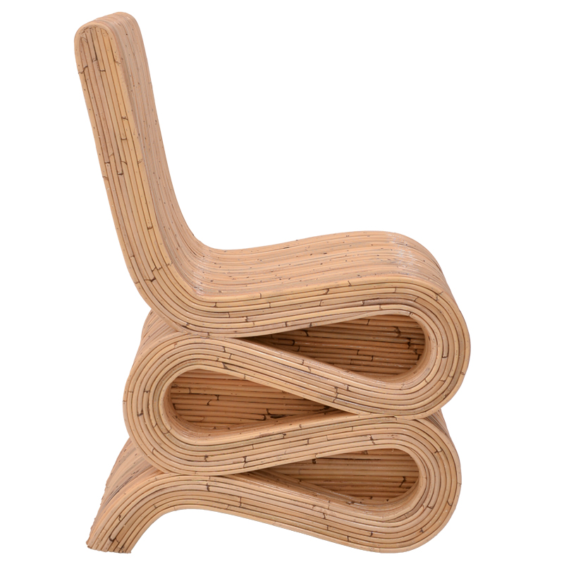 Fotel Favorsy pakoworld rattan në ngjyrë natyrale 52x65x90cm