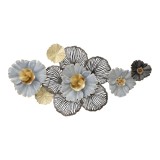 Dekorim muri Jemiole Inart metal në nuancë ari-gri 106x53x9.5cm