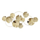 Dekor muri Lacy Inart metal në nuancë ari 118x57x5cm