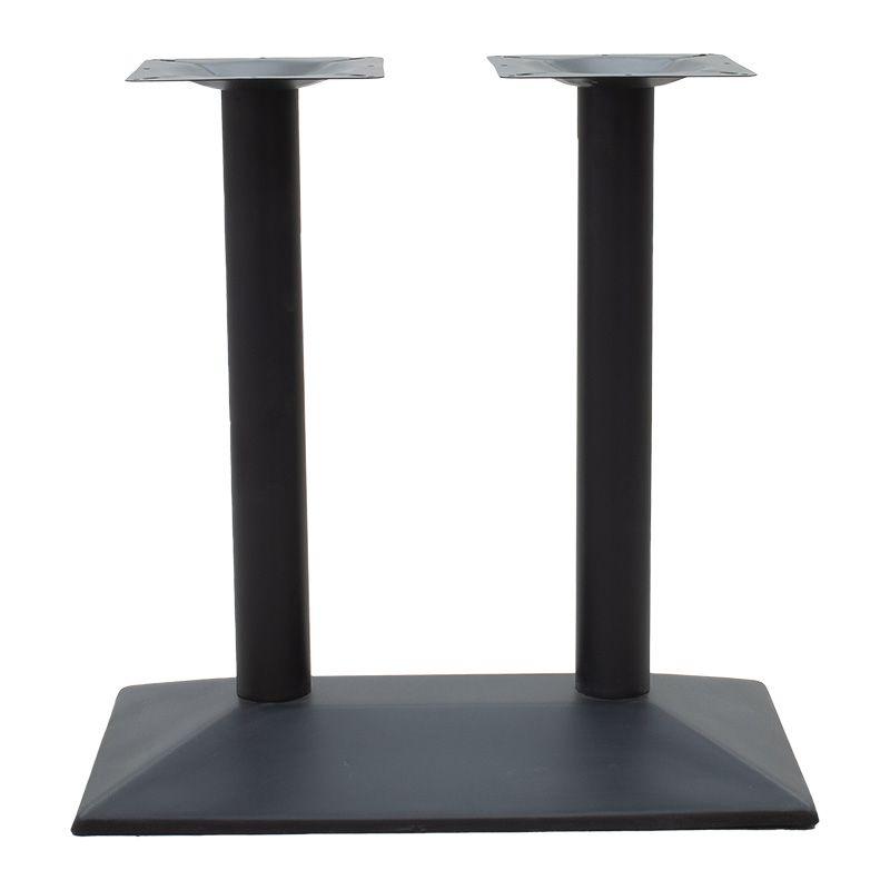 Bazë tavoline metalike Tabolosa pakoworld në nuancë të zezë 70x40x72cm
