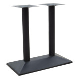 Bazë tavoline metalike Tabolosa pakoworld në nuancë të zezë 70x40x72cm
