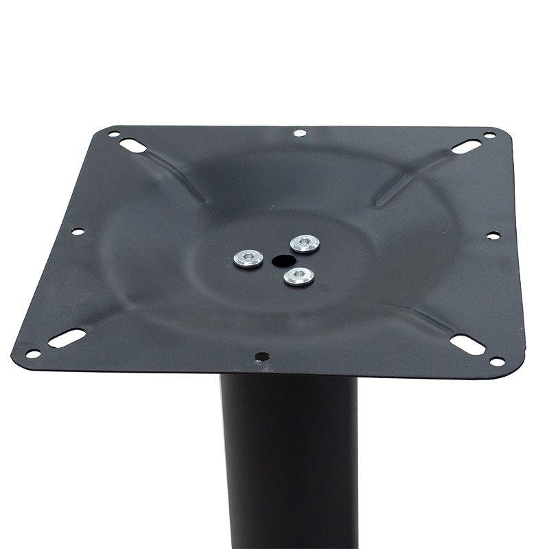 Bazë tavoline metalike Tabolosa pakoworld në nuancë të zezë 70x40x72cm
