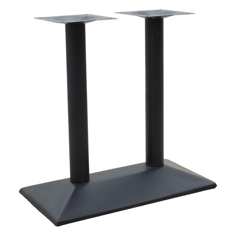 Bazë tavoline metalike Tabolosa pakoworld në nuancë të zezë 70x40x72cm