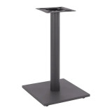 Bazë tavoline metalike Batan pakoworld në nuancë të zezë 40x40x72cm