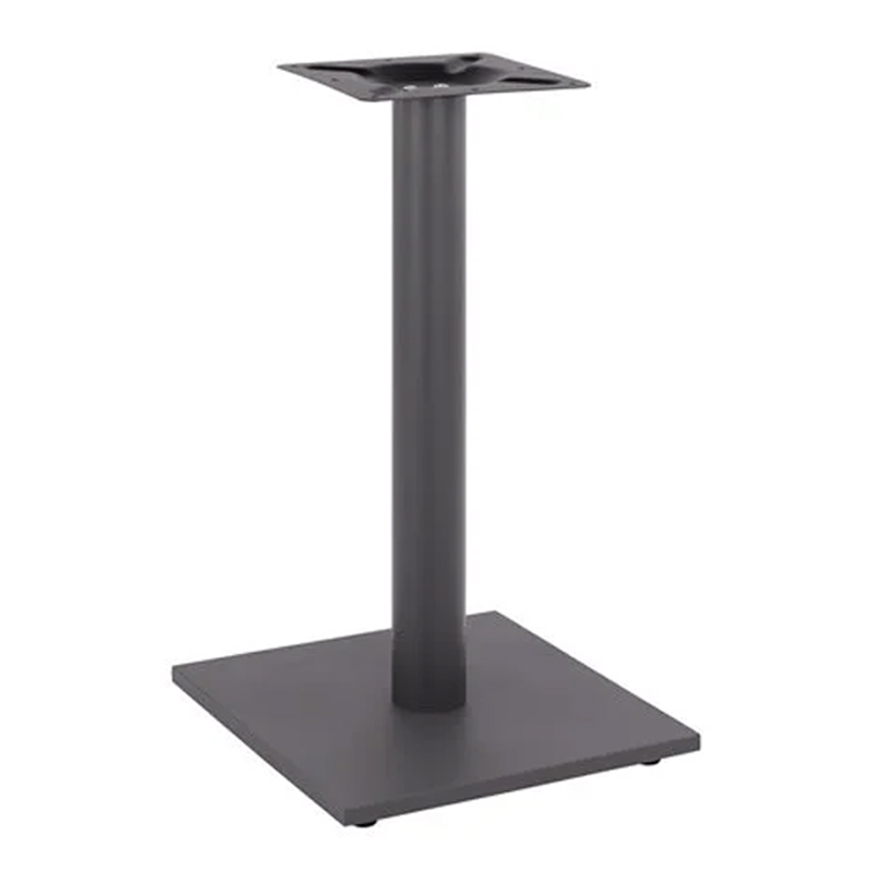 Bazë tavoline metalike Batan pakoworld në nuancë të zezë 40x40x72cm