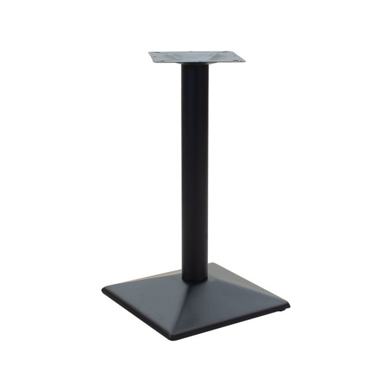 Baza tavoline Ova pakoworld metal në nuancë të zezë 40x40x72cm