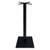 Tavolinë bari metalike Cabanol pakoworld bazë në nuancë të zezë 45x45x108cm