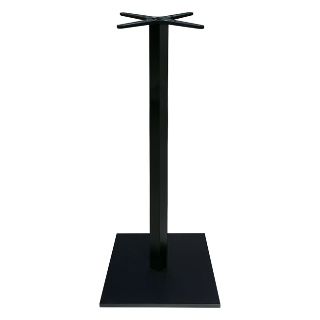 Tavolinë bari metalike Cabanol pakoworld bazë në nuancë të zezë 45x45x108cm