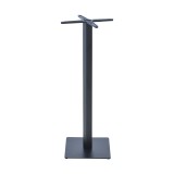 Bazë tavoline bari metalike Stada pakoworld në nuancë të zezë 40x40x108cm