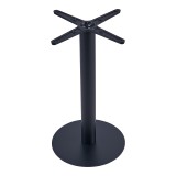 Baza tavoline bari metalike Stada pakoworld e zezë D40x94cm
