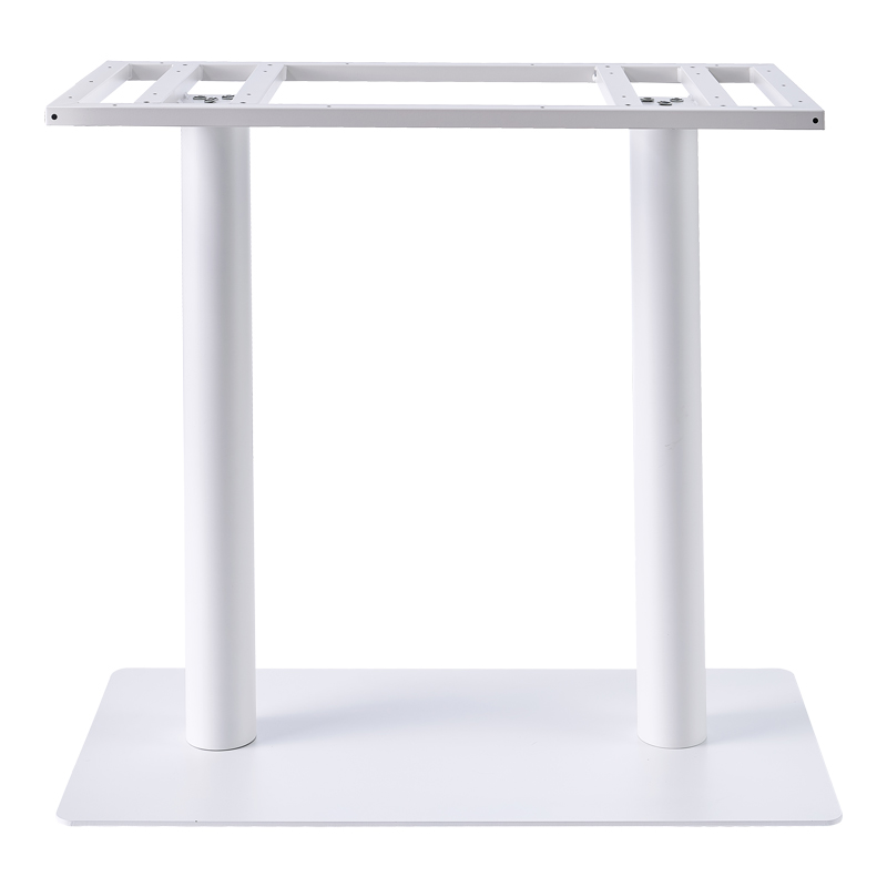 Bazë tavoline metalike Soign pakoworld e bardhë 80x40x72cm