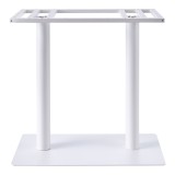 Bazë tavoline metalike Soign pakoworld e bardhë 80x40x90cm