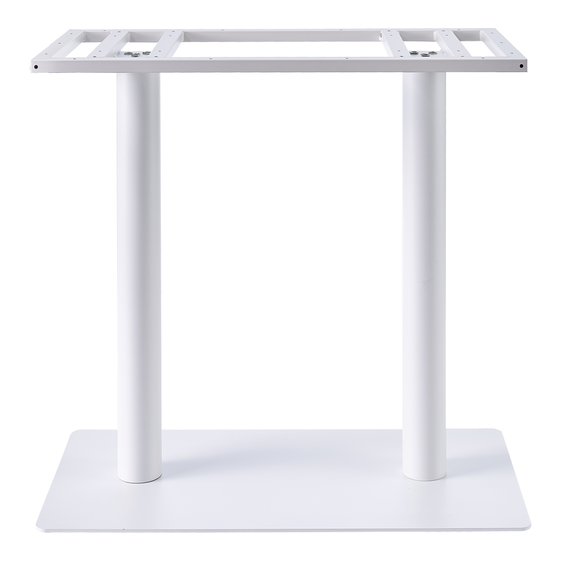 Bazë tavoline metalike Soign pakoworld e bardhë 80x40x90cm
