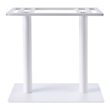 Baza tavoline Soign pakoworld metal e bardhë 80x40x108cm