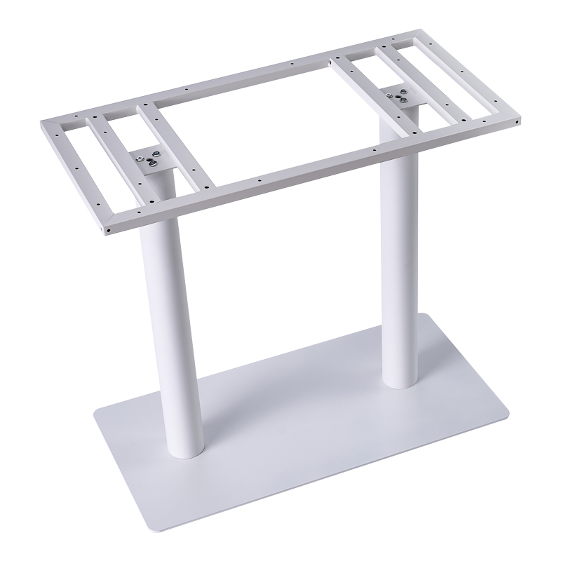 Baza tavoline Soign pakoworld metal e bardhë 80x40x108cm