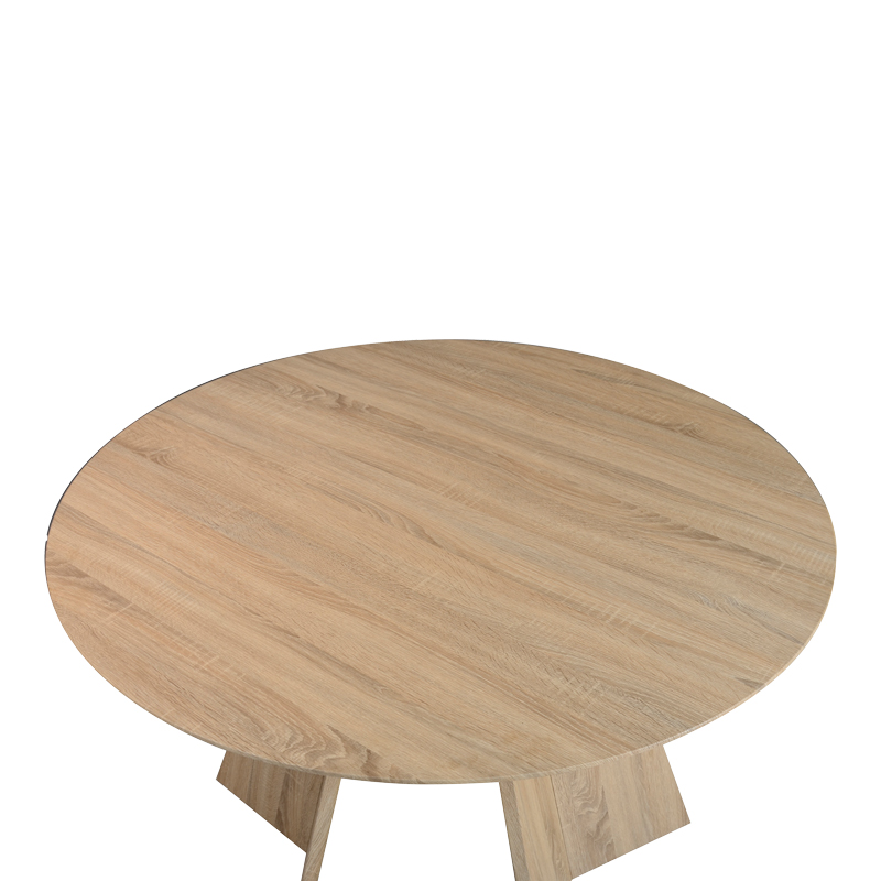 Tavolinë Bibble pakoworld MDF në nuancë natyrale D120x76cm