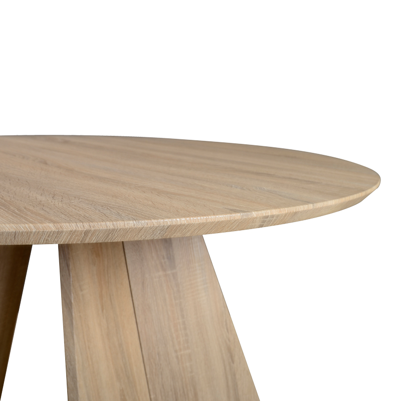 Tavolinë Bibble pakoworld MDF në nuancë natyrale D120x76cm