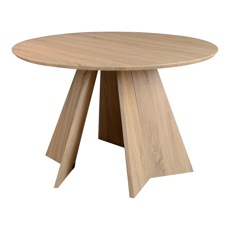 Tavolinë Bibble pakoworld MDF në nuancë natyrale D120x76cm
