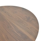 Tavolinë Bibble pakoworld mdf në nuancë arre D120x76cm