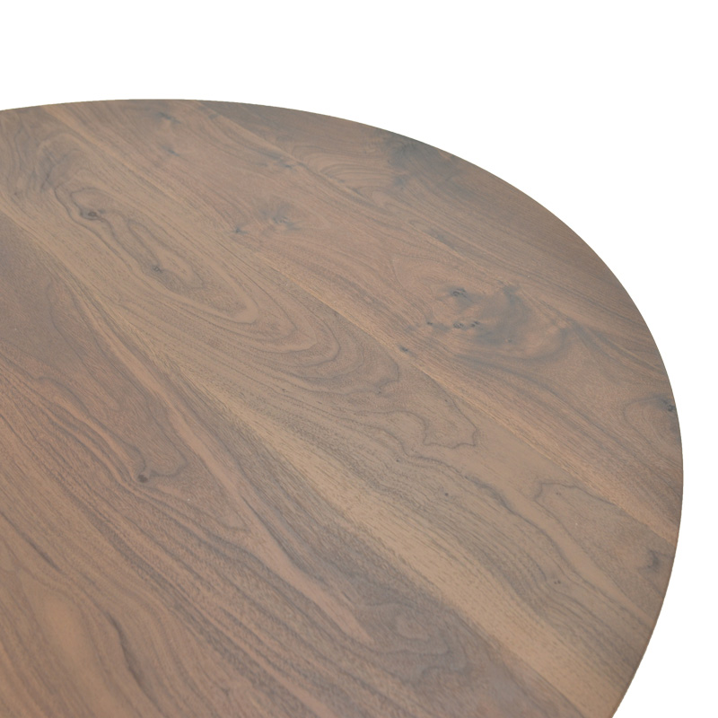 Tavolinë Bibble pakoworld mdf në nuancë arre D120x76cm