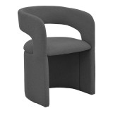 Fotel Cocon pakoworld pëlhurë anthracite 58x58x80cm