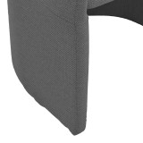 Fotel Cocon pakoworld pëlhurë anthracite 58x58x80cm