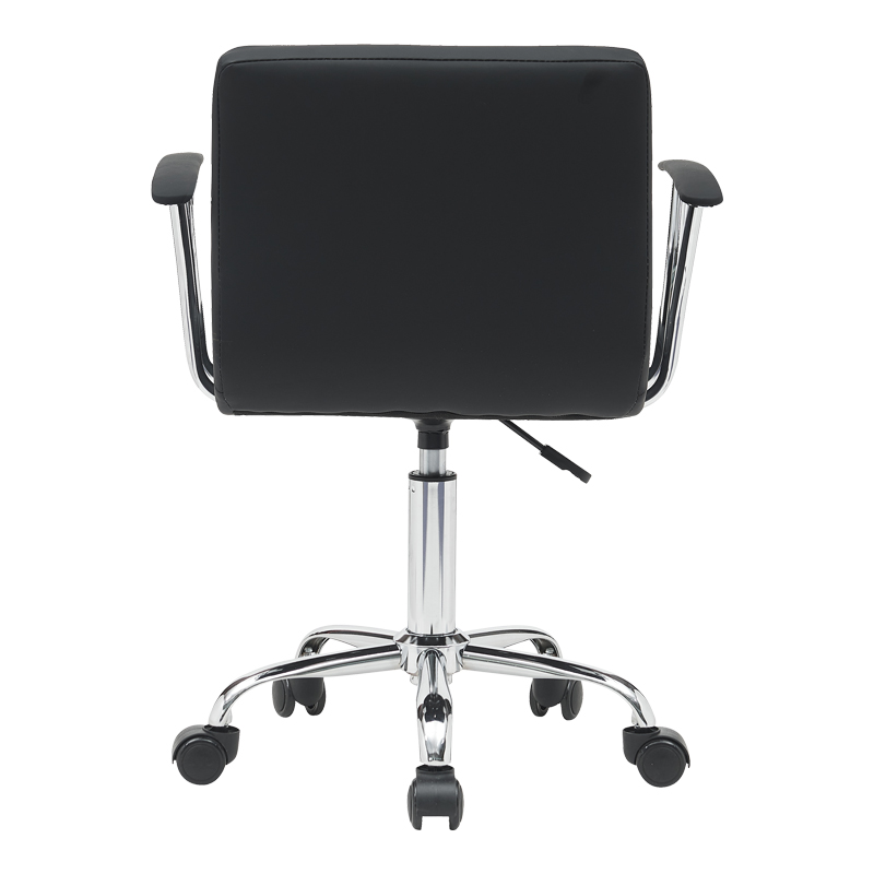Karrige zyre Buleco pakoworld pu e zezë 56x46x74-86cm