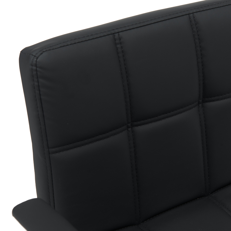Karrige zyre Buleco pakoworld pu e zezë 56x46x74-86cm