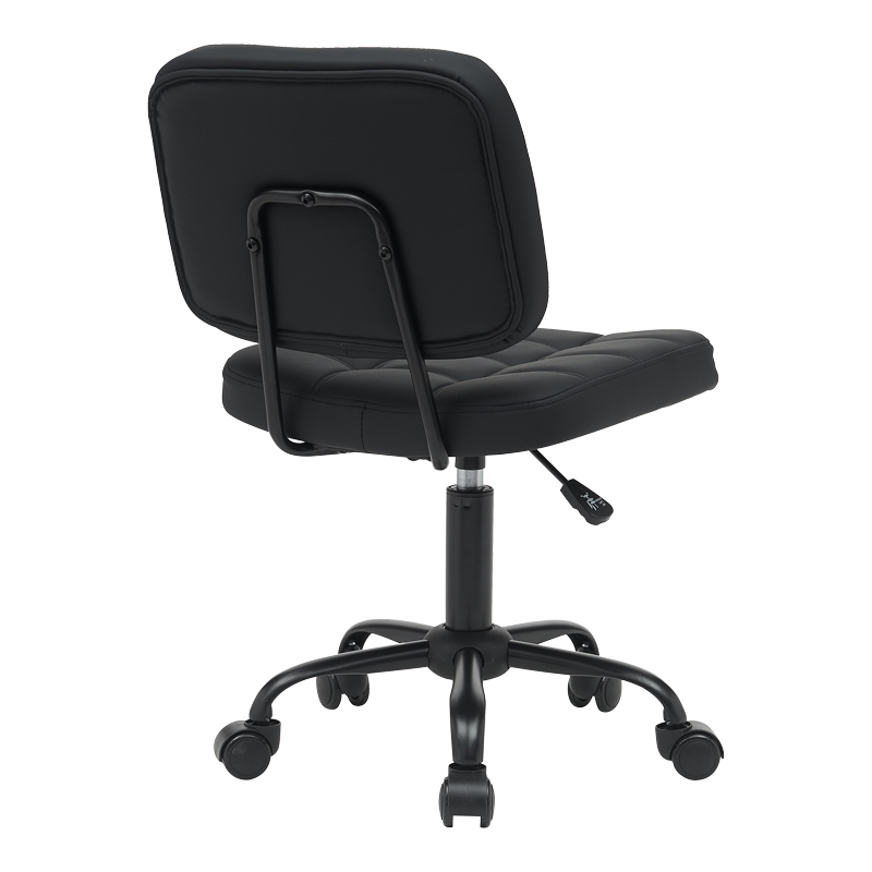Karrige zyre Sedia pakoworld pu e zezë 50x50x75-85cm