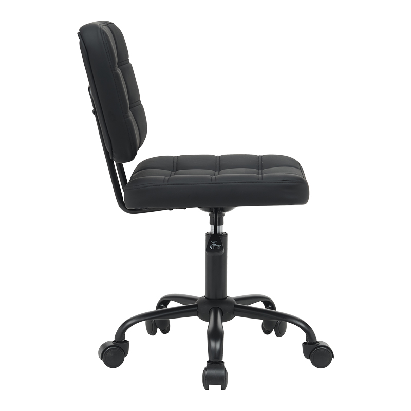 Karrige zyre Sedia pakoworld pu e zezë 50x50x75-85cm