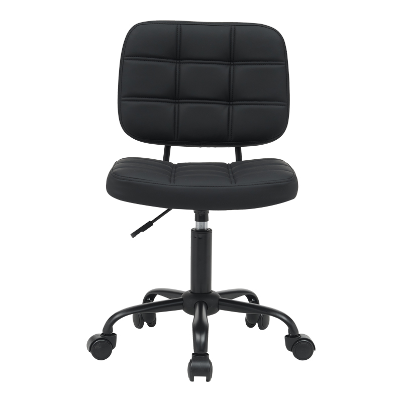 Karrige zyre Sedia pakoworld pu e zezë 50x50x75-85cm