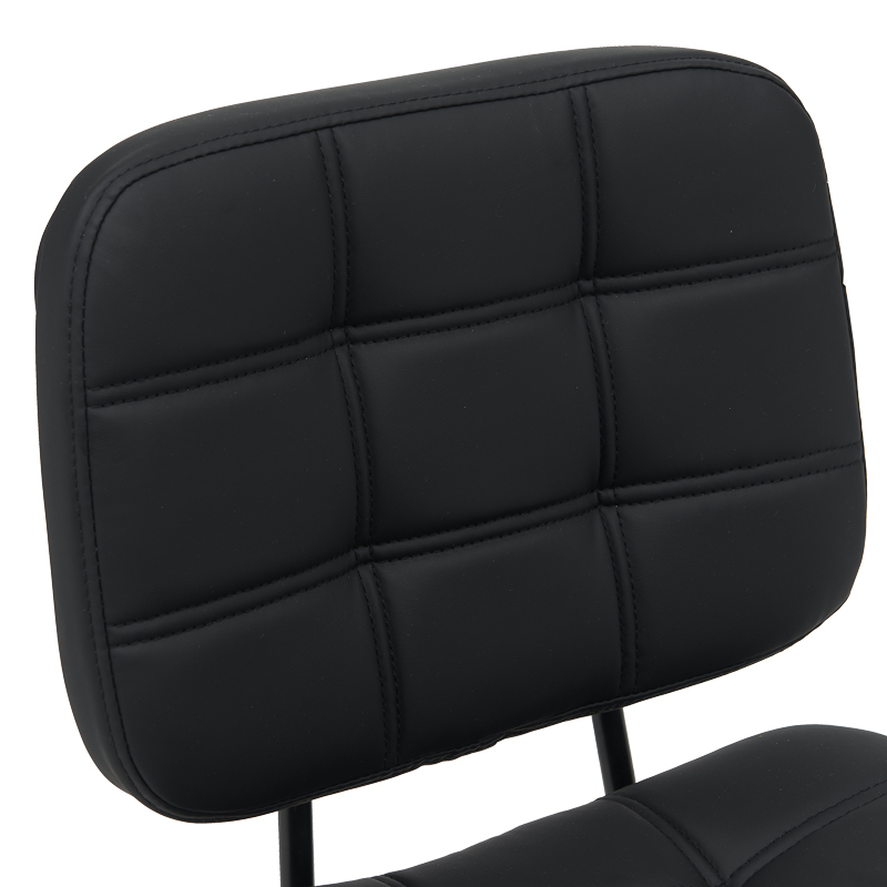 Karrige zyre Sedia pakoworld pu e zezë 50x50x75-85cm