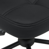 Karrige zyre Sedia pakoworld pu e zezë 50x50x75-85cm