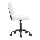 Karrige zyre Sedia pakoworld pu e bardhë 50x50x75-85cm