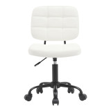 Karrige zyre Sedia pakoworld pu e bardhë 50x50x75-85cm