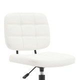 Karrige zyre Sedia pakoworld pu e bardhë 50x50x75-85cm