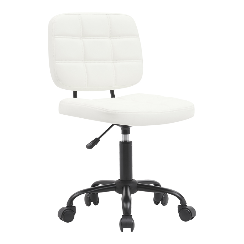 Karrige zyre Sedia pakoworld pu e bardhë 50x50x75-85cm
