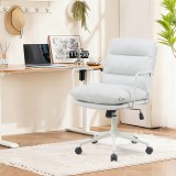 Karrige zyre ekzekutive Kreno pakoworld PES në nuancë gri 56x67x89-97cm