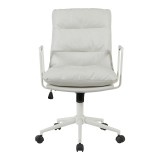 Karrige zyre ekzekutive Kreno pakoworld PES në nuancë gri 56x67x89-97cm