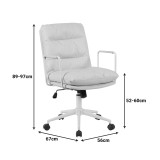 Karrige zyre ekzekutive Kreno pakoworld PES në nuancë gri 56x67x89-97cm