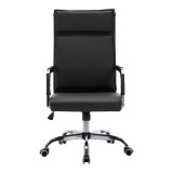 Karrige zyre ekzekutive Mavel pakoworld PU në nuancë të zezë 55x62x100-110cm