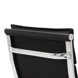 Karrige zyre ekzekutive Mavel pakoworld PU në nuancë të zezë 55x62x100-110cm