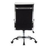 Karrige zyre ekzekutive Mavel pakoworld PU në nuancë të bardhë 55x62x100-110cm